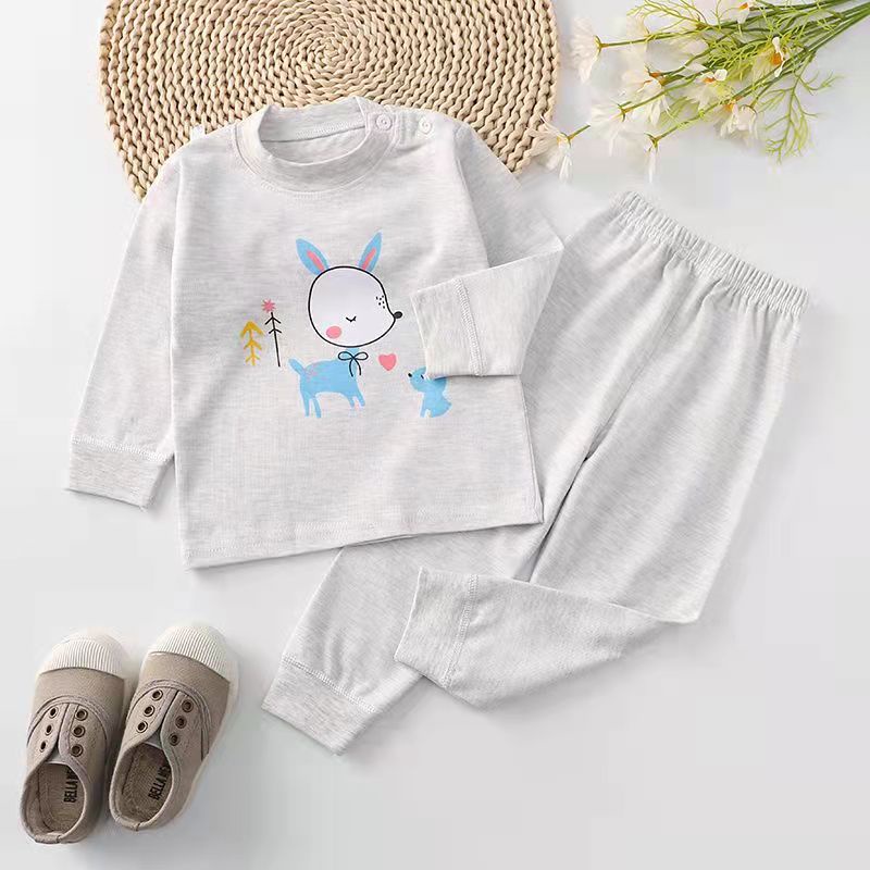 Bộ cotton len quảng châu cho bé trai bé gái