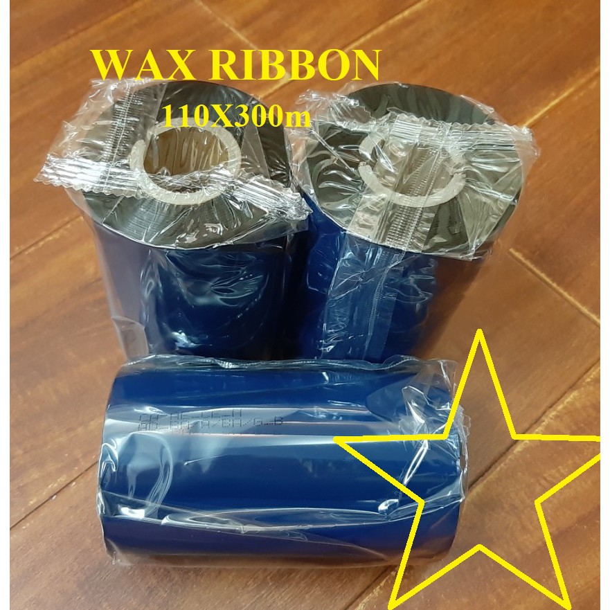 Mực in mã vạch Wax Ribbon (in tem nhãn)