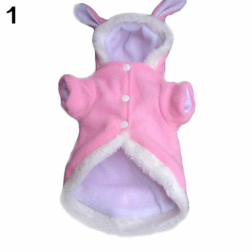 Áo Hoodie Tai Thỏ Dễ Thương Cho Thú Cưng