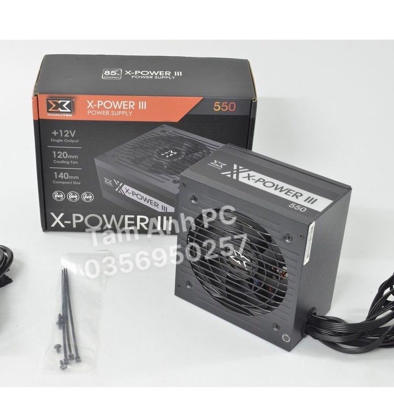 Nguồn máy tính Xigmatek X-POWER III 550 - 500W EN45983 - Sản phẩm lý tưởng cho hệ thống GAME-NET