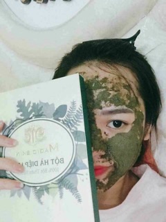 Bột hà diệp lục kiềm dầu trắng da