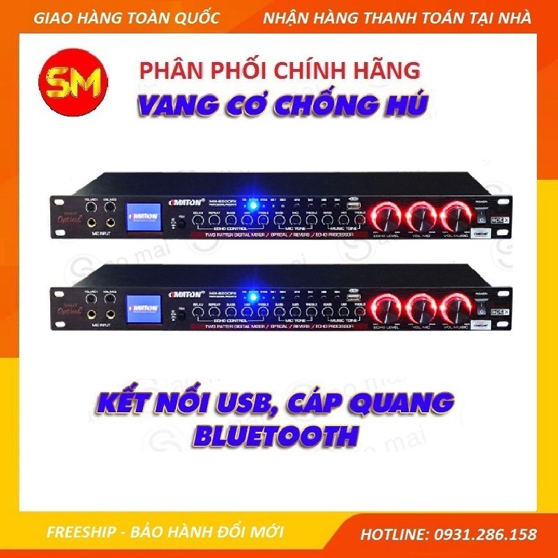 Vang cơ Karaoke OMATON MX-6200FX - Vang cơ chống hú kết nối Bluetooth thumbnail