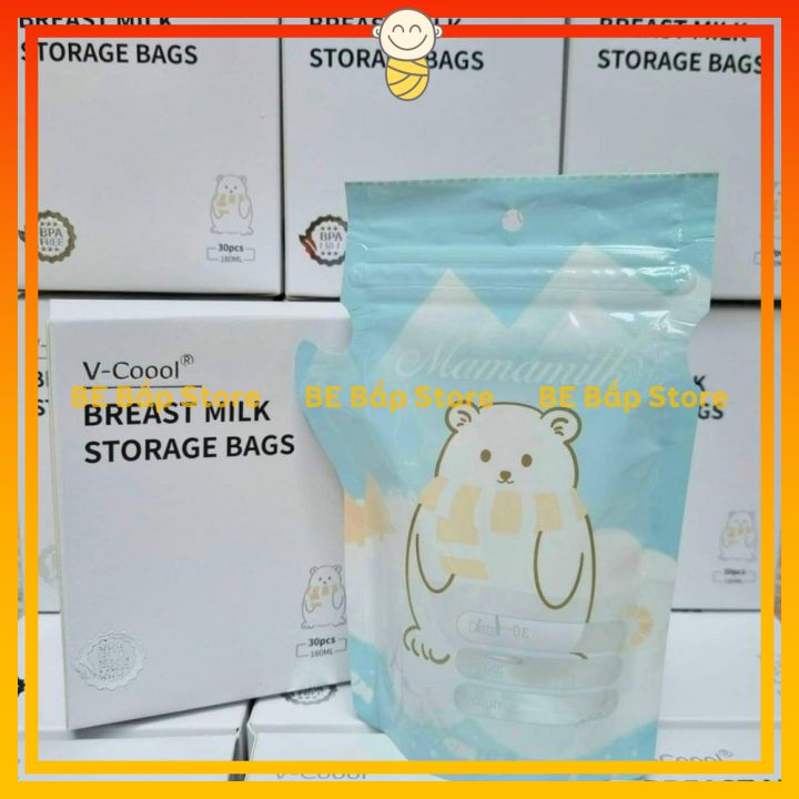 Túi Trữ Sữa Vcool  Có vòi đổ sữa tiện lợi - Bố Bắp Store