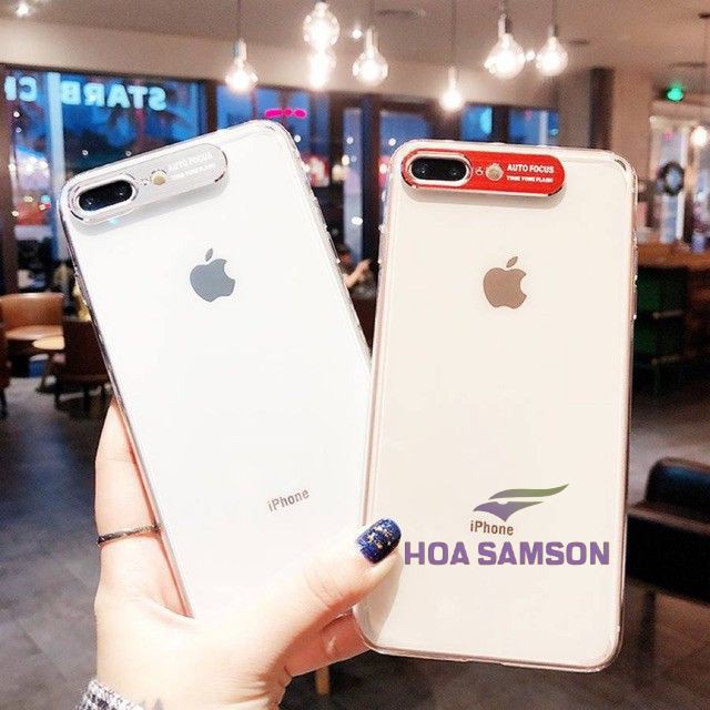 Ốp auto focus trong suốt bảo vệ camera IPhone iPhone 7 / 7plus / 8 / 8plus / x / xr / xs / 11/