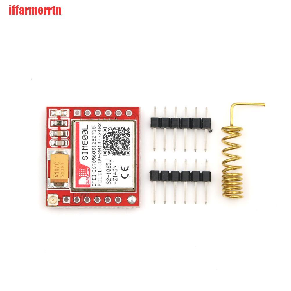 {iffarmerrtn}Smallest SIM800L GPRS GSM Module MicroSIM Card Core BOard Quad-band TTL Port YRS