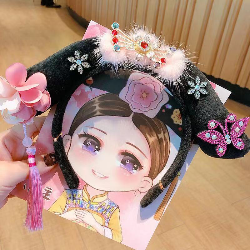 Phụ Kiện Tóc Phong Cách Truyền Thống Dễ Thương Dành Cho Bé Gái