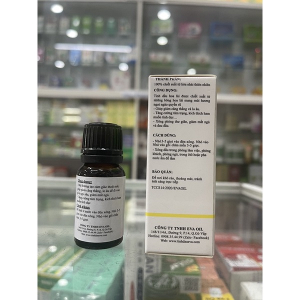 Tinh dầu hoa sen / hoa lài Eva Oil - 10ml