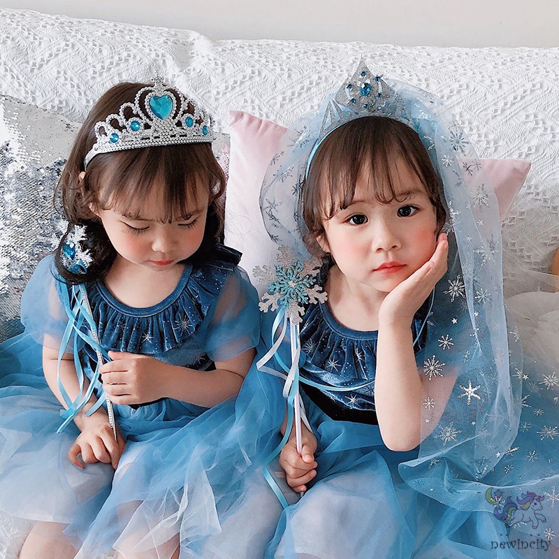 Cài tóc nơ/vương miện cho bé gái