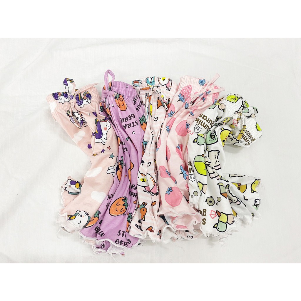 [Quần Đùi] Quần Short Đùi Nữ Cotton Nhiều Hình Siêu Mềm nunanunong