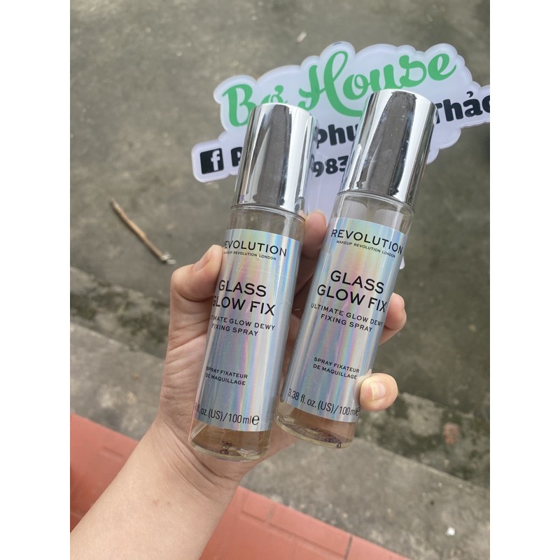 Xịt khoá makeup Glass glow Fix Setting Spray