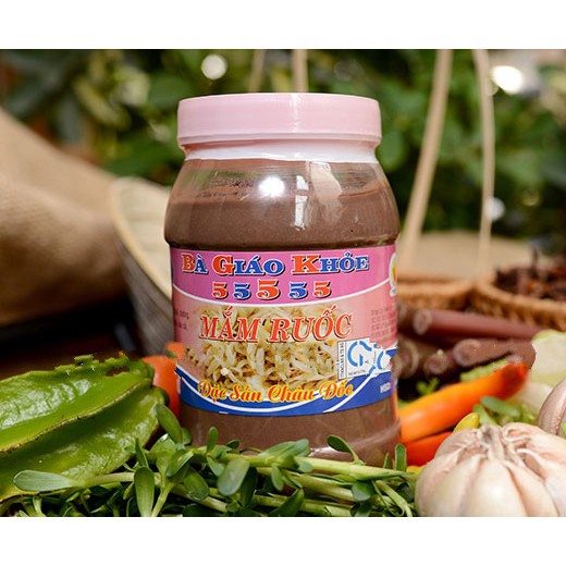 Mắm ruốc - Bà Giáo Khỏe 55555 - hủ 500gr