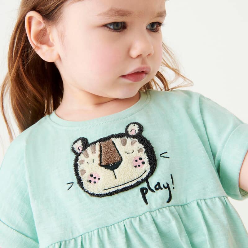 Bộ cotton Little Maven tay cánh tiên hình thỏ dễ thương