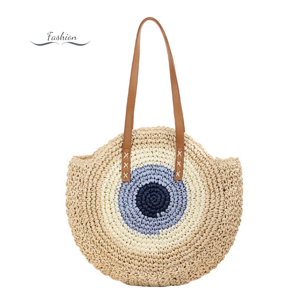 Túi Xách Đan Mây Dáng Tròn Thời Trang Nữ Tính