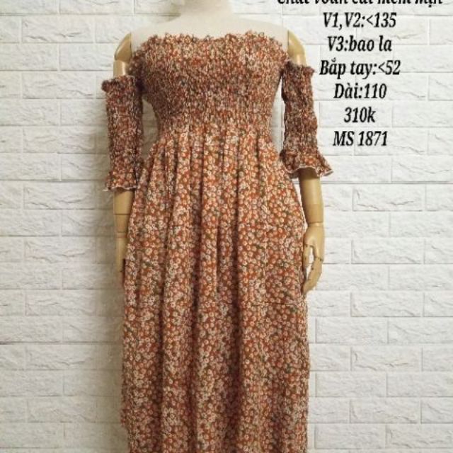 ĐẦM MAXI HOA BIG SIZE