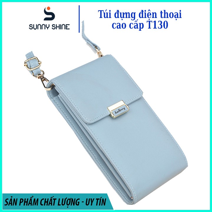 Túi đeo chéo nữ Baellerry, túi đeo vai, túi xách nữ, túi đựng điện thoại nắp gài xinh xắn T130