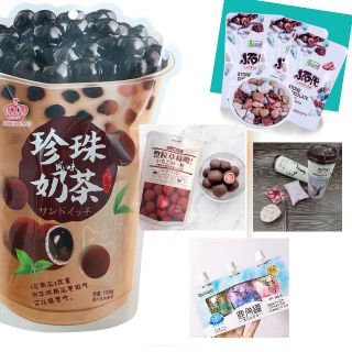 Combo kẹo trà sữa, kẹo bọc dâu