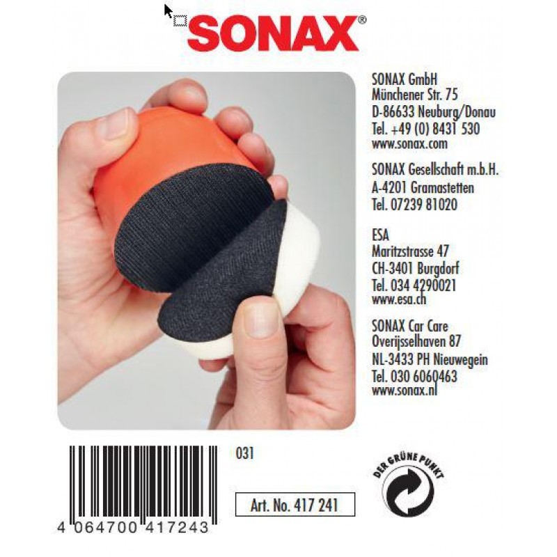 Mút Đánh Bóng Đế Dính Dùng Kết Hợp Sonax P-Ball