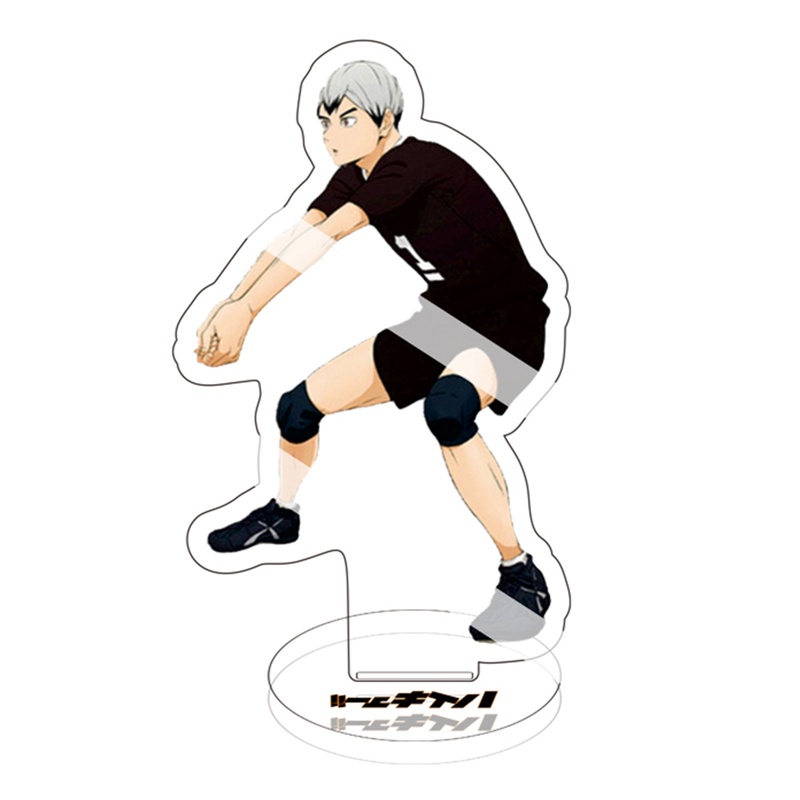 Tmdbyx Haikyu! Mô Hình Nhân Vật Haikyuu Hinata Kageyama Tsukishima Sugawara Kèm Giá Đỡ Bằng Acrylic