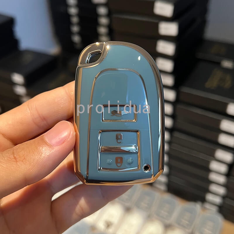 Vỏ TPU Vàng Bảo Vệ Chìa Khóa Xe Hơi Toyota Vios Yaris