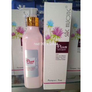 kem body dưỡng trắng da Plus Sắc Hương