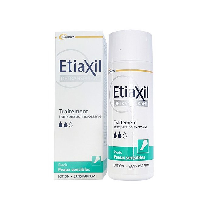 Xịt Khử Mùi Mồ Hôi Chân EtiaXil Detranspirant Traitement Lotion Peaux Sensibles Cho Da Hỗn Hợp, Nhạy Cảm 100ml