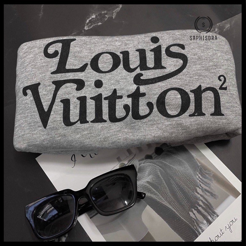 Áo Thun Sweater Tay Dài Cặp Đôi Nam Nữ Unisex Cao Cấp Áo Sweater Áo Phông Louis Vuitton Nam Nữ Form Rộng - Saphisdra | BigBuy360 - bigbuy360.vn