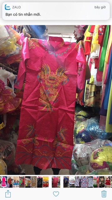 Cách tân nam thêu rồng đủ màu áo dài