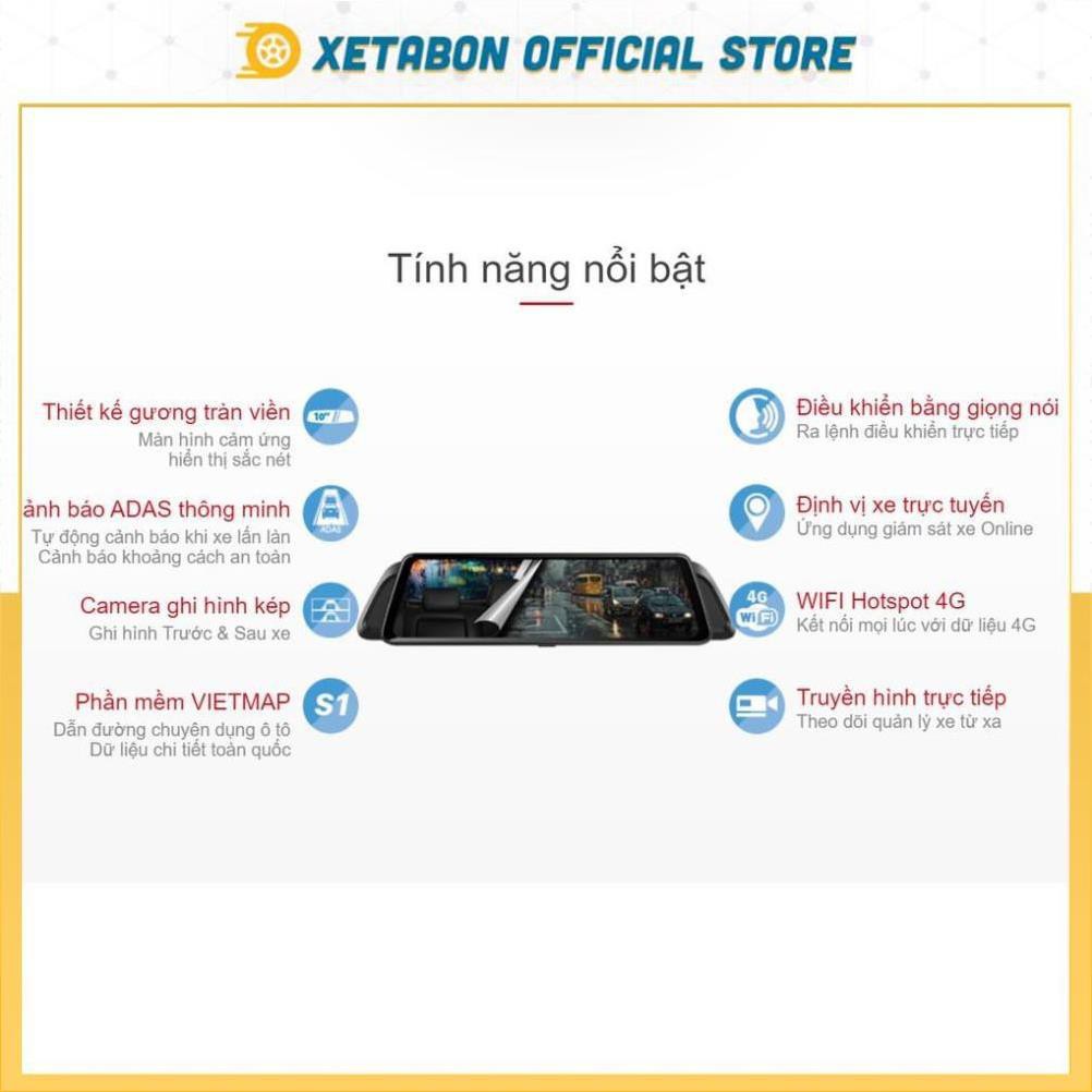 Camera hành trình gương VIETMAP iDVR P2 + Điều Khiển Bằng Giọng Nói + Dẫn đường VietMap S1 + Truyền hình trực tiếp video | BigBuy360 - bigbuy360.vn