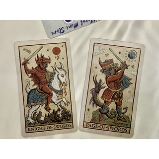Bộ bài trionfi della luna tarot bản pips, chất giấy cao cấp