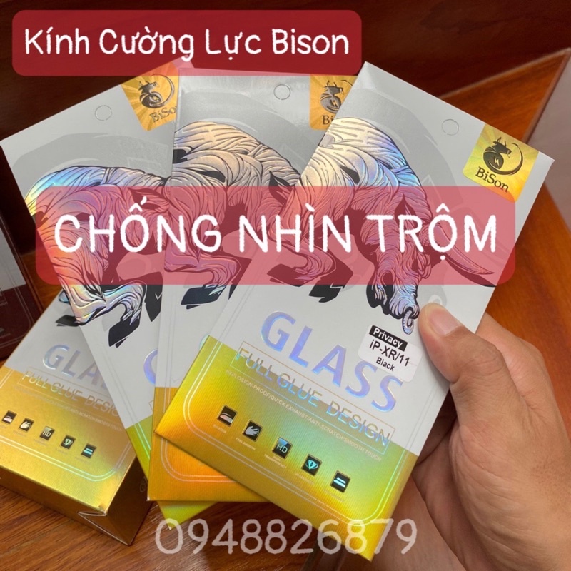 Kính Cường Lực Bison Chống Nhìn Trộm