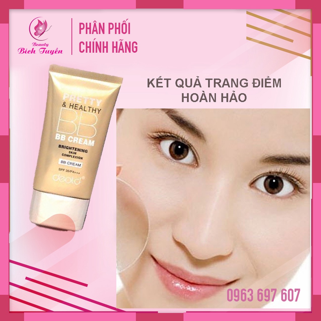 Kem Nền BB Đa Chức Năng, Chống Nắng, Làm Trắng Se Khít Lỗ Chân Lông Deold Pretty &amp; Healthy BB Cream SPF 35 PA+++ 40ml