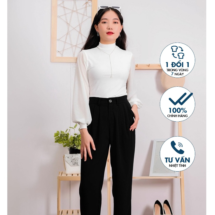 Áo thun lạnh kín cổ mùa thu đông Emspo ATL0533