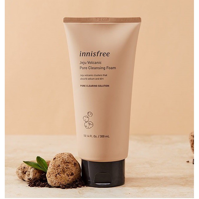 Sữa rửa mặt cho da dầu – Innisfree JEJU VOLCANIC PORE CLEANSING FOAM 150ml