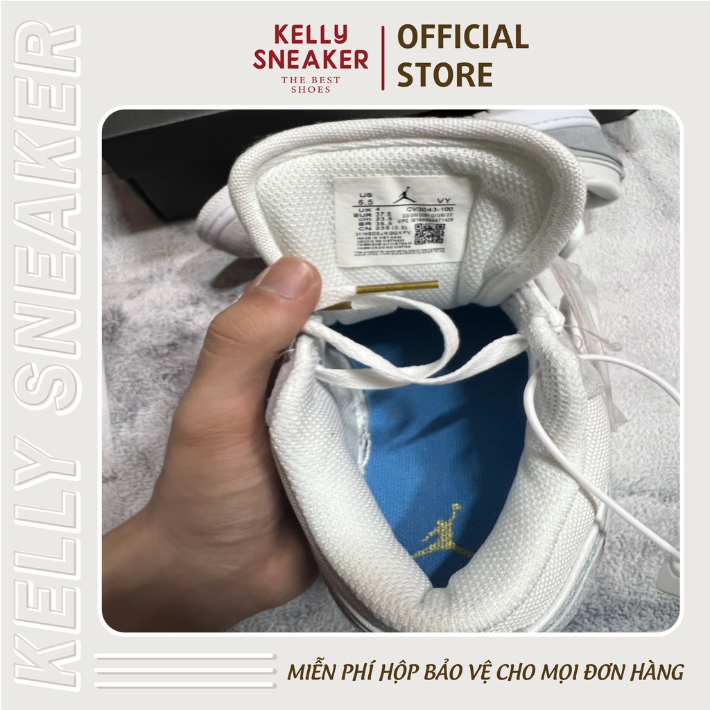 Giày Thể Thao Sneaker Jordan 1 Low Paris - Bản Tiêu Chuẩn