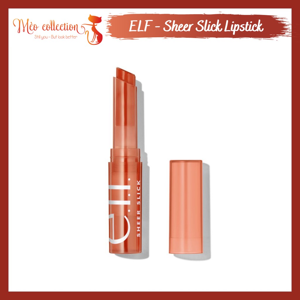 Son thỏi ELF Sheer Slick Lipstick màu Golden Pear Shopee Việt Nam