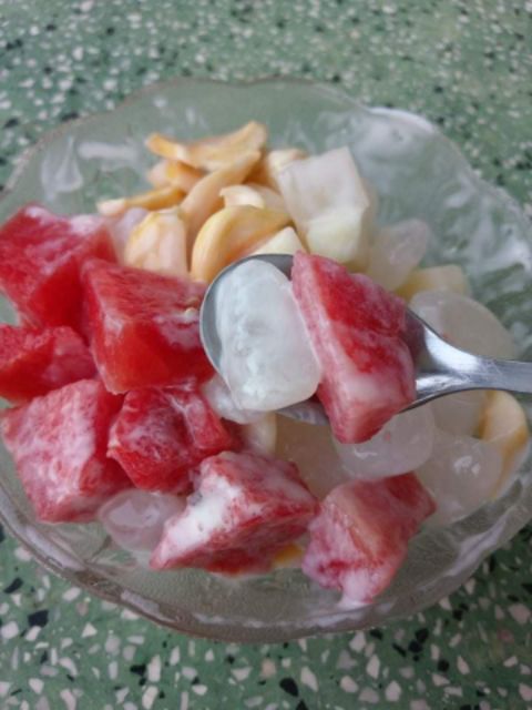 Thốt nốt rim đường phèn ngọt nhẹ, mix sữa chua, trái cây, chè siêu đã khát