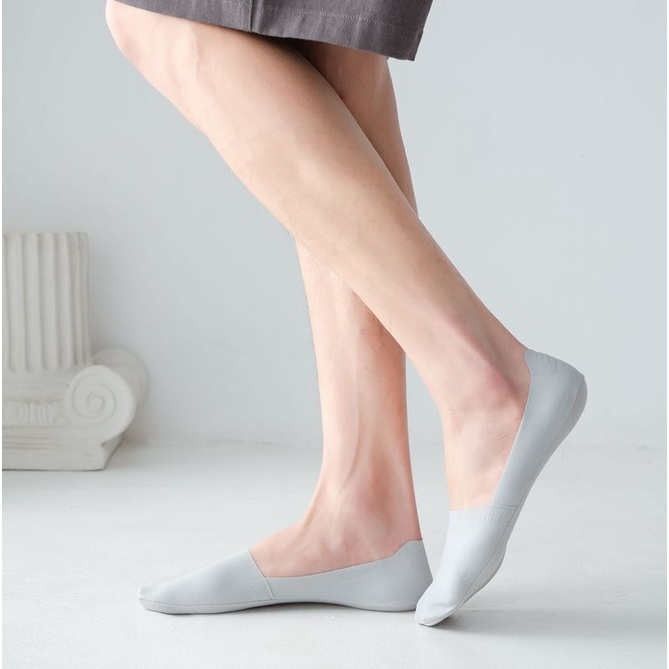 Tất Lười Nam Vô Hình Có Tất Là Có Tất cotton lụa mát lạnh bàn chân, sóng keo 3 tầng định gót chống tuột_INVIS