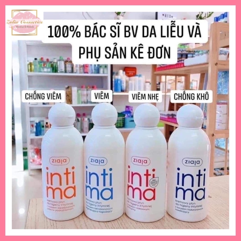 [FREE SHIP] Dung Dịch Vệ Sinh Phụ Nữ Ziaja Intima Chính Hãng