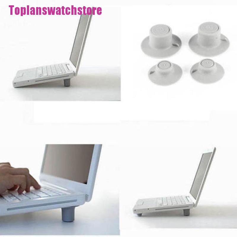 Set 2 Đế Tản Nhiệt Laptop Chống Trượt + 2 Giá Đỡ
