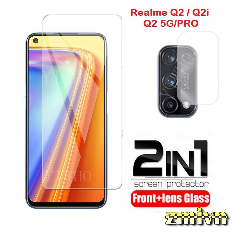 Cường lực Realme Q2 / Q2i / Q2 pro Realme 8 8 pro Realme X7 trong suốt full màn 98% , Cường lực Camera siêu bền