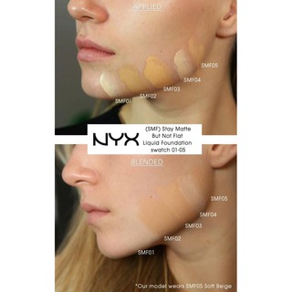 Kem nền NYX Stay Matte But Not Flat Liquid Foundation 35ml