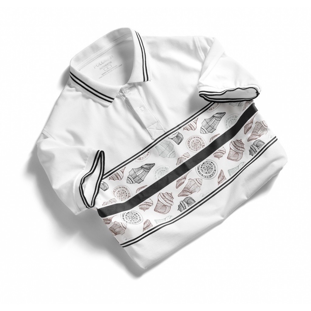Áo thun nam áo POLO nam phối cổ bẻ TRẮNG CAO CẤP, chất cotton cá sấu, mẫu mới hot trend, sang trọng đẳng cấp