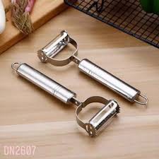 Nạo củ quả inox đa năng 2 in 1 chống han gỉ, dụng cụ nạo củ quả và bào sợi nhanh chóng tiện lợi HOT