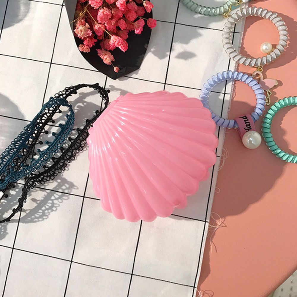 Hộp Đựng Trang Sức Hình Vỏ Sò Trong Suốt