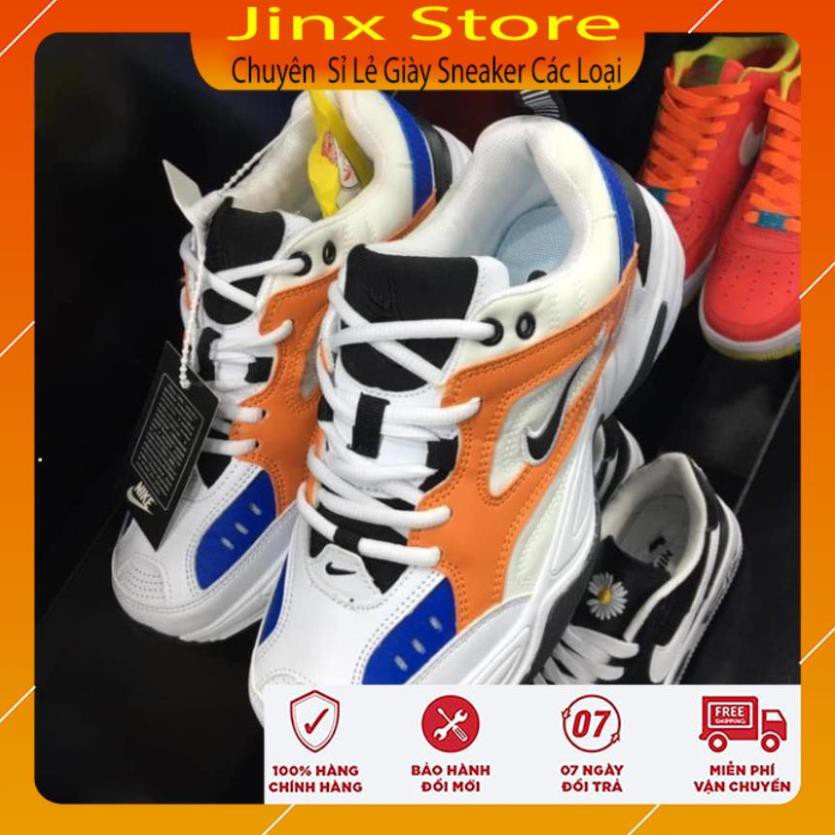 [  FREE SHIP ] GIẦY THỂ THAO Sneaker M2K trắng cam full bill box Jinx Store