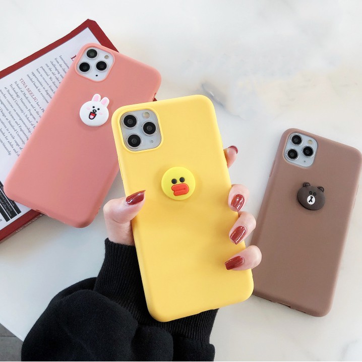 Ốp điện thoại TPU gắn hình 3D cho iPhone X XS XR XS Max iPhone 11 12 Pro Max 8 7 6s 6 Plus iPhone 12 mini 5s 5 5G 6P 7P 6g 7g | BigBuy360 - bigbuy360.vn