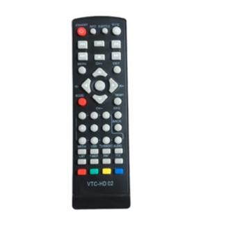 Điều khiển đầu VTC-HD02 ,Remote đầu thu kỹ thuật số VTC HD02