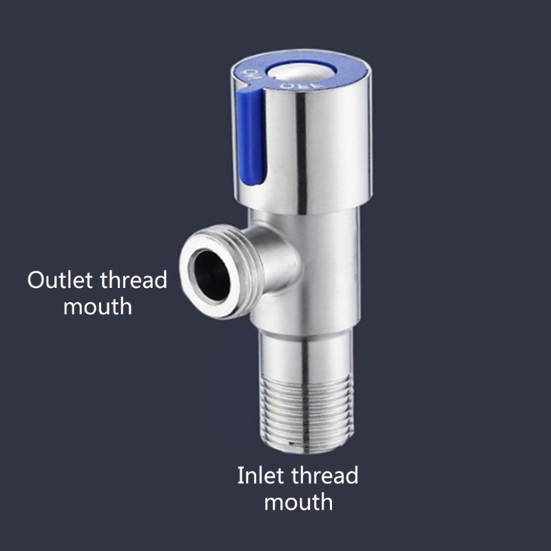 Van Điều Khiển Lưu Lượng Nước Nóng Lạnh Ba Chiều Ren 1 / 2 &quot;Bằng Thép Không Gỉ