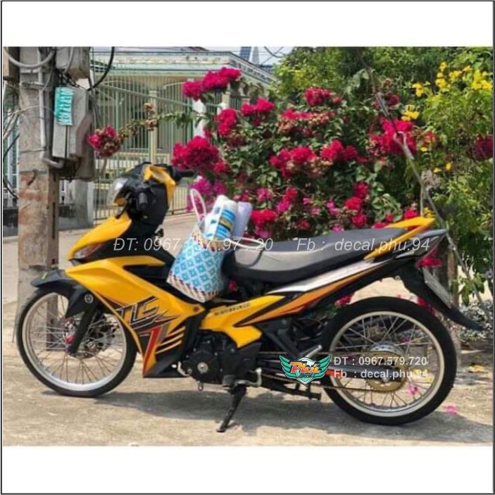 Tem Rời Exciter 135 LC đen vàng (B)