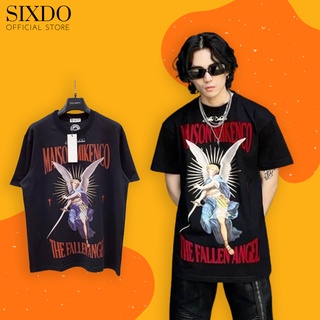 Áo phông Nam Nữ MIKENCO Thiên thần Fallen angel, áo thun mikenco dáng unisex